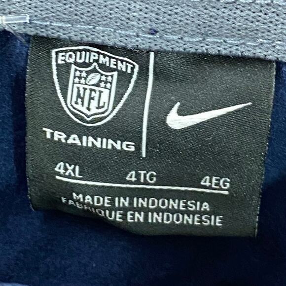 NFL Equipment Training Pants – Navy Blue – Size 4XL – Stretch Athletic Fit - Picture 8 of 10